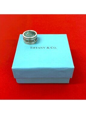 Tiffany & Co Vintage Atlas Wide Ring 925 Sterling Silver